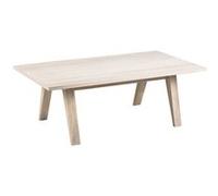 Toilinux - Table basse en panneaux de particules rectangulaire - Beige - Aline Beige