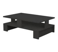 Toilinux - Table basse en panneaux mélaminés L.80 cm - Gris - Mansu Gris foncé G