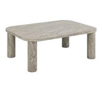 - Table basse rectangulaire effet marbre GÖRAN - Gris - GÖRAN