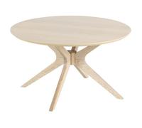 Toilinux.com Table Basse Ronde en MDF - Beige