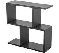 Toilinux - Table d'appoint en Mélaminé H.60cm - Gris Anthracite - Life Gris