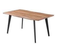 Toilinux - Table extensible Forest pour 6 à 8 personnes en bois - Longueur 150 cm à 210 cm Marron