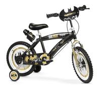 Toimsa Vélo enfant Batman 16 pouces – Noir avec stabilisateurs – Garçon 5-7 ans