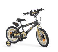 Toimsa Vélo enfant Batman 16 pouces – Noir avec stabilisateurs – Garçon 5-7 ans