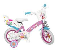 Velo 12 pouces Peppa Pig 3/5 ans Stabilisateur ROSE - guizmax Rose