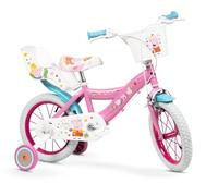 Toimsa – Vélo Peppa Pig 14 pouces Multicolore – 4-5 ans Garçon Rose