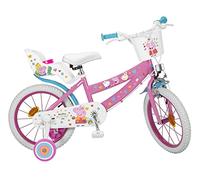 TOIMSA Vélo 16" Peppa Pig Rose Enfant Garçon, Multicolore, M