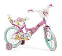 TOIMSA 85-16219_8422084162191 Vélo Licorne 16" (5/8 Ans) Unisexe