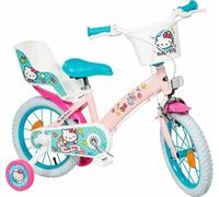 Toimsa Vélos enfants fille Hello Kitty 14 pouces 23,5 cm fille Frein à tambour rose clair
