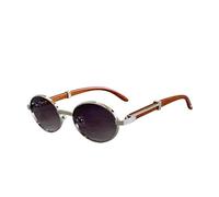 TOIPASTN Lunettes de soleil ovales pour femmes et hommes, de luxe et tendance (2)