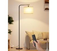 Toipwen Lampadaire sur Pied Salon Dimmable avec Télécommande, 11 Températures de Couleur et Gradation Progressive, Ampoule LED 9W, Interrupteur au Pied, adapté au Salon, bedroom, office
