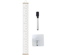 Toise de croissance pour - Autocollant mural interactif pour mesurer la hauteur, croissance éducative | Règle de mesure de la hauteur en toile en tissu, tableau de croissance sur le thème des