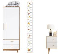 Toise De Croissance - Règle Murale 20 X 195 X 1,5 Cm Pour, Outil De Mesure De La Hauteur, Du Pin Et De La Toile, Application D'enregistrement Polyvalente | Règle De Hauteur Adaptée Aux