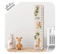 Toise en bois Aquarelles dans la jungle Lovely Tribu