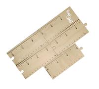 Toise en Bois Tableau de Croissance Adhésif Mural Garçon et Filles | Beige, Décor Chambre Bébé, Repère de Développement, Gain de Place, Outil Éducatif