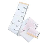 Toise Murale de Croissance Tableau Décoratif Blanc pour Garçon, et Filles | Bois et Tissu, Style Cartoon Simple, pour Chambre D’garçon et Filles et Nursery, Portable