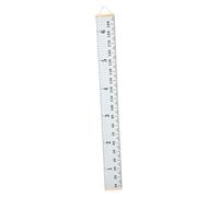 Toise Murale Garçon Fille Tableau de Croissance Amovible en Toile Bois | Décor Moderne pour Chambre, Fixation par Corde Incluse, Suivi de Taille, pour Salon et Porte