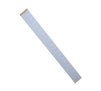 Toise Murale pour Garçon Fille, Mesure de Taille, Décoration Chambre Bleue | Canvas et Bois, Facile à Installer Retirer, Usage Maison et Placard, Style Moderne Simple