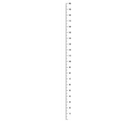 Toise murale Stickers muraux Hauteur 60 x 15 cm