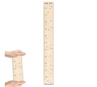 Toise pour en bois, toises en bois pour chambre de bébé puzzle en bois pliable, Tableau de mesure de la hauteur des tout-petits muraux créatifs