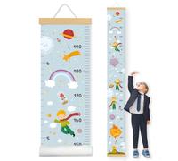 Toise Pour Enfants Mesure Croissance Toise Bébé Murale, Décoration De Chambre De Garçon Cadeaux Pour Garçon,160cm x 20cm (Bleu Gris Clair)