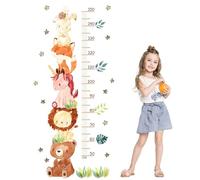 Toise pour enfants - Sticker mural pour chambre d'enfant - Diagramme de hauteur - Autocollant mural animaux de la forêt - Cadeaux pour garçons et filles - Échelle mesure 50 à 160 cm
