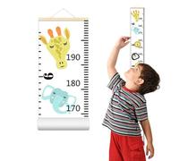 Toise pour, toise de croissance pour mur - Courbe de croissance de dessin animé pour la mesure,Décoration murale amovible, art mural en tissu, tableau mural de hauteur d'enfant, décoration de maison