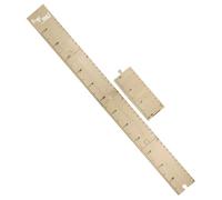 Toise pour Tout-petits en Bois Beige, Tableau de Croissance Mural Adhésif | Mesure Taille, Outil Éducatif, Décor de Chambre D’garçon et Filles, Gain de Place