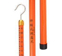 Toise télescopique for électricien, for la mesure de la hauteur des lignes électriques et des pylônes de télécommunication, haute tension, avec sac de transport(Red,6meter/19.6ft)