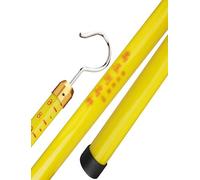 Toise télescopique for électricien, for la mesure de la hauteur des lignes électriques et des pylônes de télécommunication, haute tension, avec sac de transport(Yellow,12meter/39.3ft)