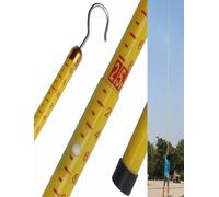 Toise télescopique for une mesure précise de la hauteur des lignes électriques et des pylônes de télécommunication, isolée haute tension avec sac de transport portable(Yellow,800cm)