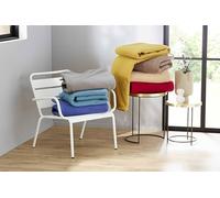 Toison d’or Couverture Polaire Teddy en Polyester Uni, 240cm x 300cm Taille, Taupe