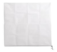 Toison d'hiver avec fermeture éclair 70 g/m² en tissu non tissé 3,93 x 3,5 m avec cordon de serrage, respirante et durable, idéale pour l'entretien du jardin, l'entretien de la pelouse, la protection