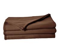 Couverture Polaire Chocolat Poleco 100% polyester 320g 240x220 Neutre