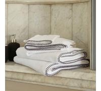 Toison d'Or Gant de Toilette, Coton, Blanc, 16X22