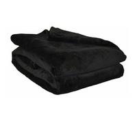 TOISON D'OR - Plaid - Microflanelle - 130x170cm - Noir