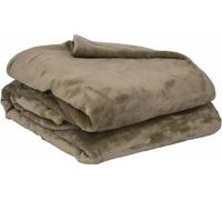 TOISON D'OR - Plaid - Microflanelle - 130x170cm - Taupe