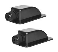 Toit 1 Exécution de Compartiment Noir, Presse-étoupe d'entrée de Câble Solaire étanche,Passe-toit IP68 Presse-étoupe Solaire étanche Boîtier D'entrée,pour Camping-Car, Bateau, Solaire,2 Pièce