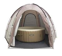 Toit à remous Steinbach - 036430 - Toit de piscine pour spas jusqu'à environ Ø 239 x 71 cm - avec ouvertures de service pour unité technique - 350 x 290 x 220 cm (LxPxH)