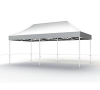 Toit Blanc à pavillon Pro 3 x 6 m, Housse en Polyester, revêtement en PVC, 300 g/m² en Blanc