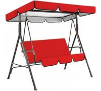 Toit de Balancelle de Jardin Auvent de balançoire jardin imperméable remplacement, installation simple, ensemble housses siège pare-soleil for patio extérieur(Color 6,L)