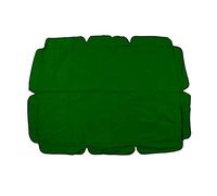 Toit de balançoire de rechange imperméable pour extérieur, tissu Oxford 420D plaqué argent, auvent de chaise à bascule pour terrasse de jardin extérieur (vert foncé)