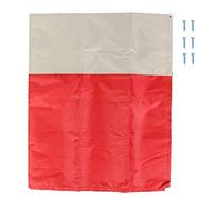 Toit de Canopy extérieur 132 x 226 cm, auvent imperméable pour balançoire, Jardin ou terrasse, Store en Tissu Oxford 210D résistant aux UV, avec kit de vis pour Une Utilisation (Assortiment de