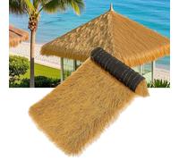 Toit De Chaume Artificiel, Herbe De Chaume Synthétique, Toit De Paille Mexicain, Avec Fibres D'herbe Denses Et Robustes, Pour Toit De Hangar De Décoration De Jardin De Plage D(Size:1×18m（3.28×59ft）)
