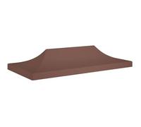 Toit de fête - VIDAXL - 6x3 m - Marron - 270 g/m² - Autoportant
