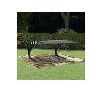 vidaXL Toit de garage pour tondeuse robot 77x103x46 cm Noir