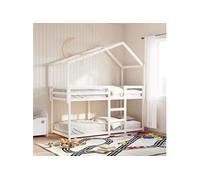 vidaXL Toit de lit pour enfants 846941 - 203x95,5x142 cm bois de pin massif