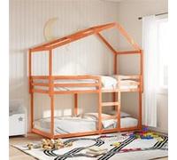 Toit de lit pour enfants 203x95,5x142 cm bois de pin massif G