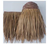 Toit De Paille Chaume Palme Rouleaux De Chaume Toit De Paille Mexicain Tiki Bar Herbe Rouleau De Chaume Mexicain Pour Toiture De Chaume Décoration De Maison Extérieure(Yellow a,0.5x4m/1.64X13.1ft)