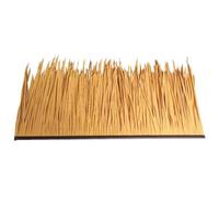Toit De Paille En Chaume Rouleau De Couverture En Chaume Artificiel Pour Décoration Extérieure De Style Tropical Idéal Pour Parasols, Tonnelles, Paillotes Et Structures De Jardin(0.5m x 10m)